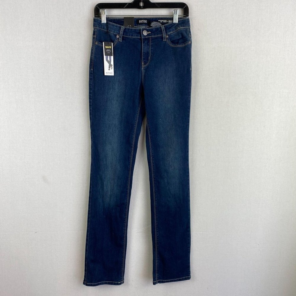 BUFFALO DAVID BITTON Mid Rise Straight Leg Jeans N